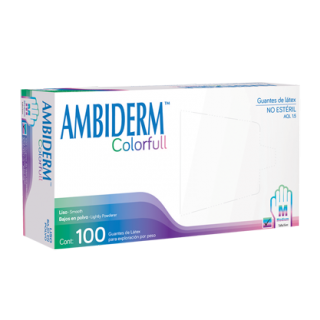 Guantes Ambiderm Colorfull
